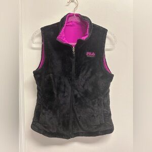 Fila Sport Reversible Black and Pink Vest